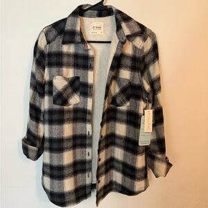 Women’s Size Small Ci Sono Plaid Jacket (Shacket) NWT